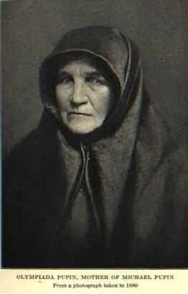 Олимпијада Пупин, мајка Михајла Пупина, историјска фотографија